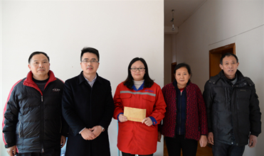 寒冬走访送温暖 浓浓情意暖人心 一定发集团公司开展“送温暖”慰问活动